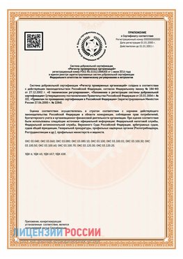 Приложение СТО 03.080.02033720.1-2020 (Образец) Кириши Сертификат СТО 03.080.02033720.1-2020